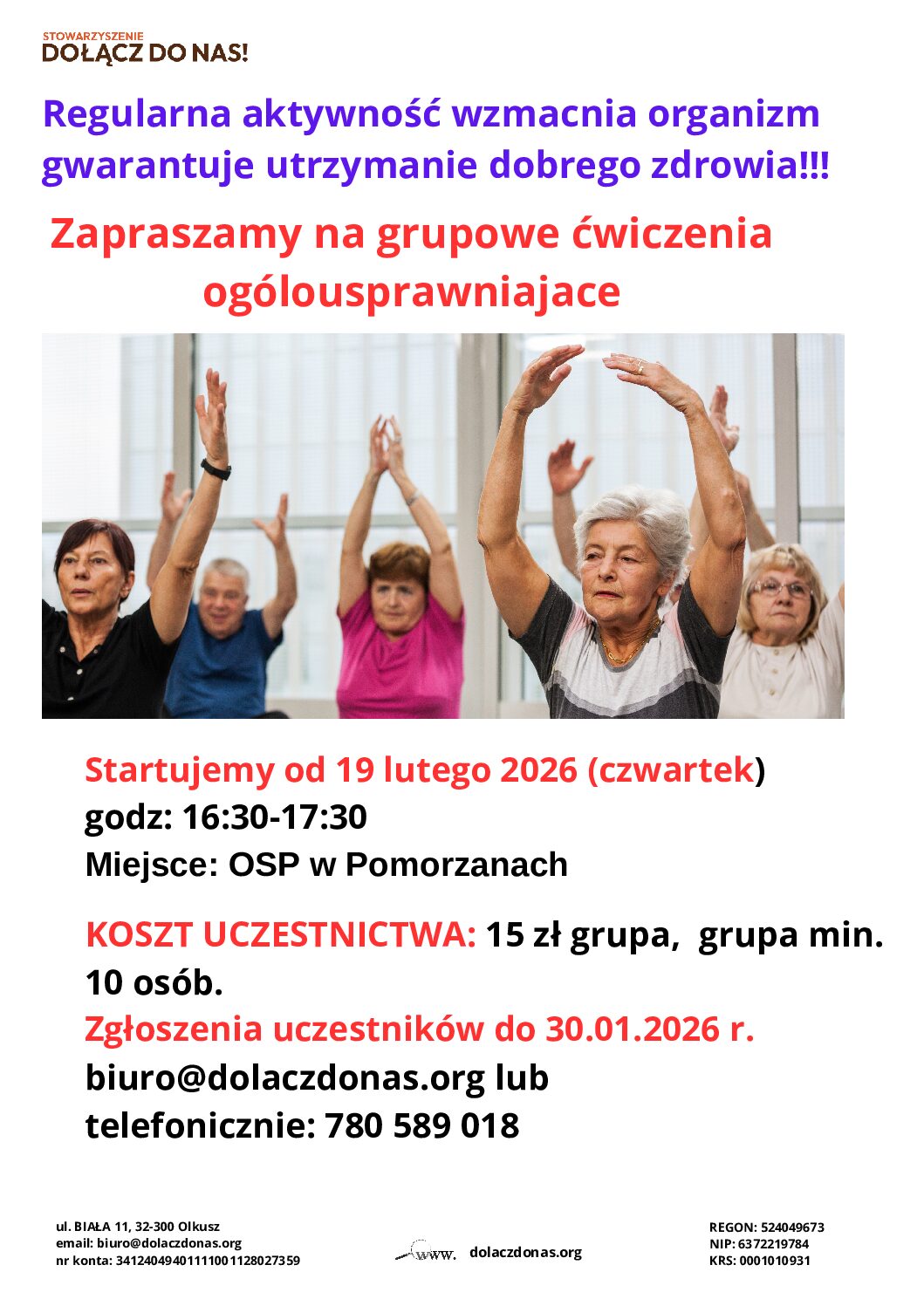 Aktywność to zdrowie, energia i radość!!!